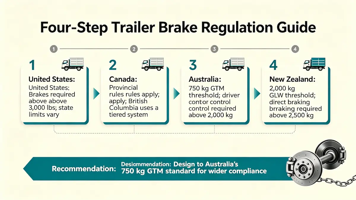 Trailer Brake Regulations Comparison