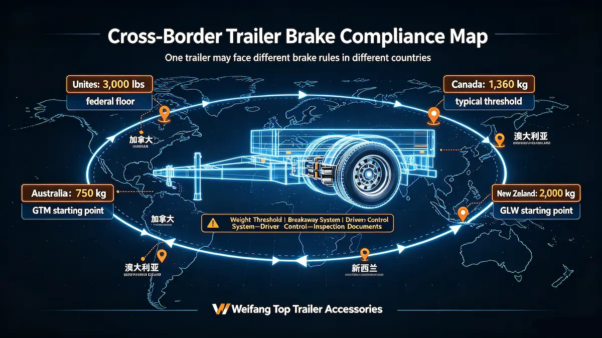 Trailer Brake Regulations Comparison