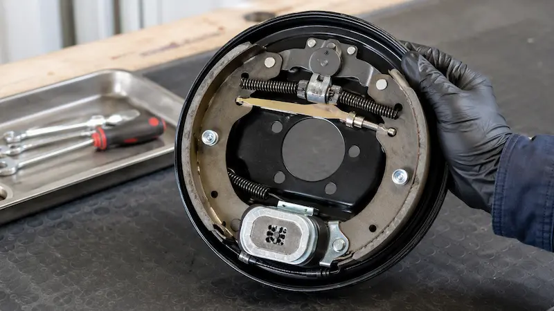 self-adjusting trailer brakes